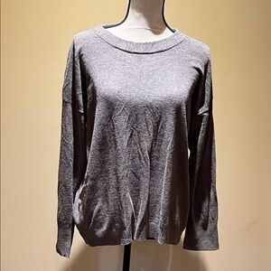 Barefoot Dreams Heather Gray Long Sleeve Top